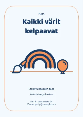 Jokainen väri on tervetullut