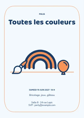 Toutes les couleurs sont les bienvenues