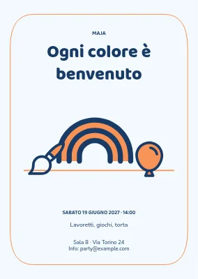 Ogni colore è il benvenuto