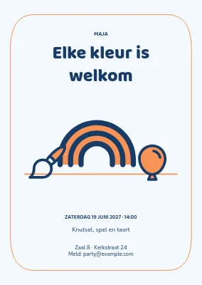 Elke kleur is welkom