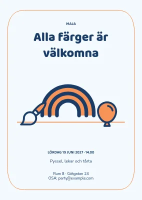 Alla färger är välkomna