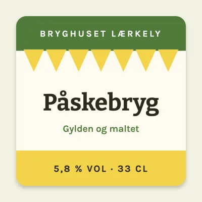 Påskebryg med flagranke