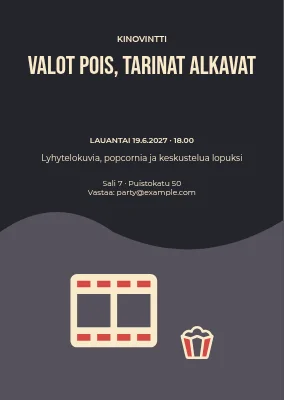 Valot himmenevät, tarinat alkavat