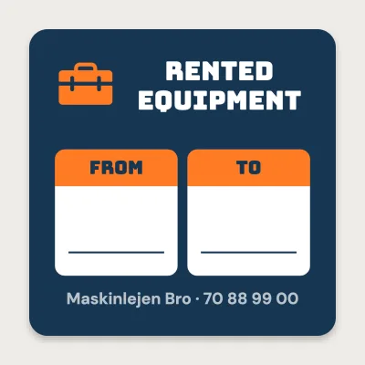 Rental kit from and to