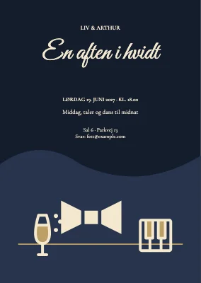 En aften i hvidt