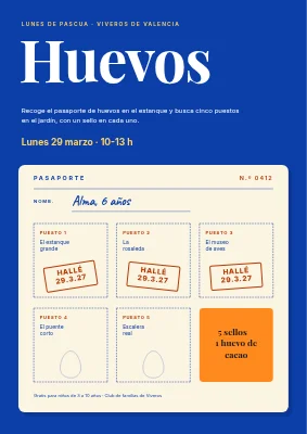 Búsqueda de huevos con pasaporte del huevo — Frederiksberg Gardens