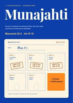 Munajahti munapassilla — Frederiksbergin puutarhat