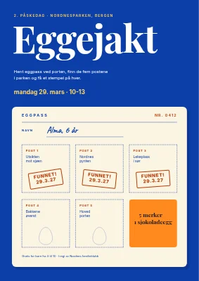 Eggjakt med eggpass — Frederiksberg Have