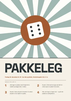 Pakkeleg — regler med solstråler