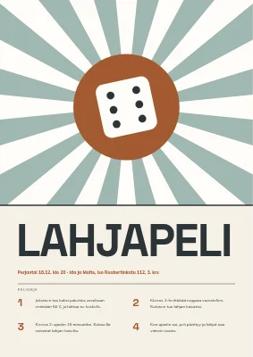 Lahjanvaihtonoppapeli — säännöt ja auringonsäteet