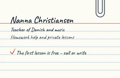 The index card
