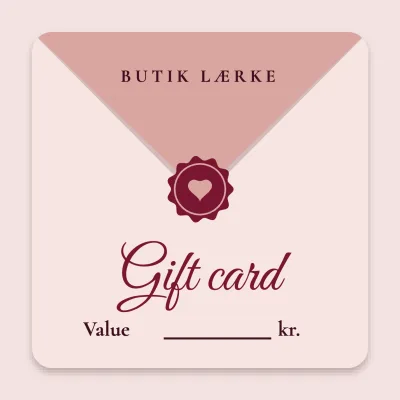 Gift card with an envelope flap