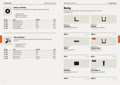 Side 36–37 af Produktkatalog for værktøjsgrossist – 64 sider