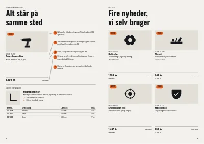 Side 4–5 af Produktkatalog for værktøjsgrossist – 64 sider