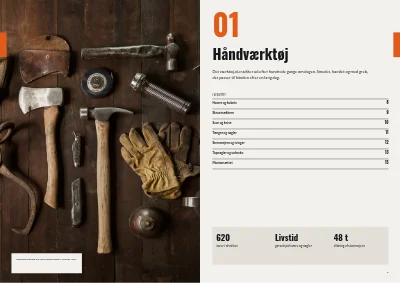 Side 6–7 af Produktkatalog for værktøjsgrossist – 64 sider