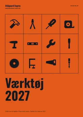 Produktkatalog for værktøjsgrossist – 64 sider