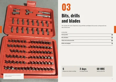 Pages 26–27 of Product catalogue for a tool wholesaler – 64 pages