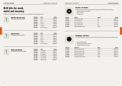 Pages 30–31 of Product catalogue for a tool wholesaler – 64 pages