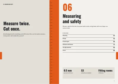 Pages 42–43 of Product catalogue for a tool wholesaler – 64 pages