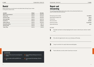 Pages 52–53 of Product catalogue for a tool wholesaler – 64 pages