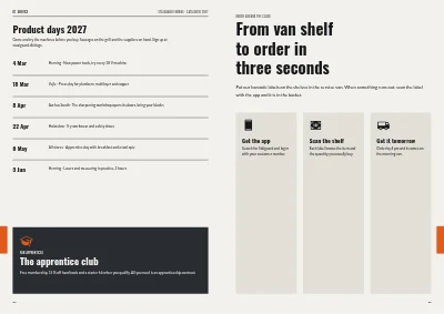 Pages 62–63 of Product catalogue for a tool wholesaler – 64 pages