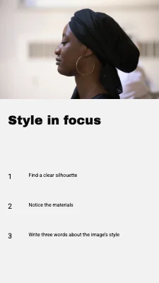 Page 2 of Style in focus · modern profile