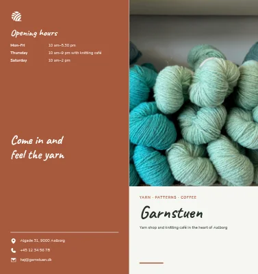 Yarn shop and knitting café