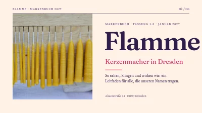 Markenleitfaden — Kerzenmacher