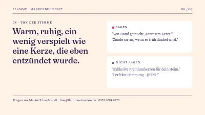Seite 6 von Markenleitfaden — Kerzenmacher