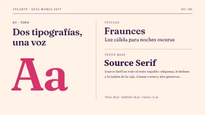 Página 5 de Guía de marca — fabricante de velas