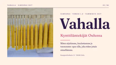 Brändiopas — kynttilänvalmistaja