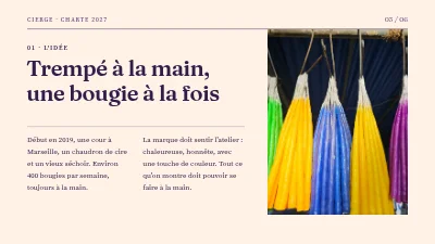 Page 3 de Guide de marque — fabricant de bougies