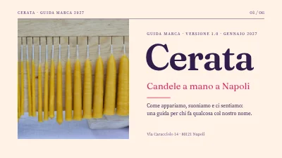Pagina 1 di Guida al brand — produttore di candele