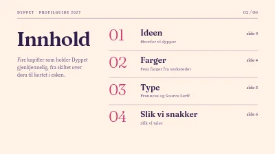 Side 2 av Merkevareguide — lysstøper