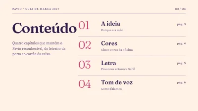 Página 2 de Guia de marca — fabricante de velas
