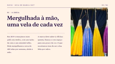 Página 3 de Guia de marca — fabricante de velas