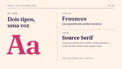 Página 5 de Guia de marca — fabricante de velas