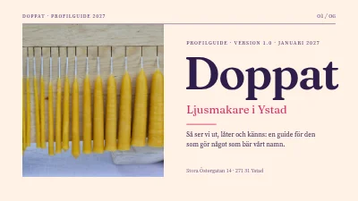 Sida 1 av Varumärkesguide — ljustillverkare