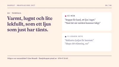 Sida 6 av Varumärkesguide — ljustillverkare