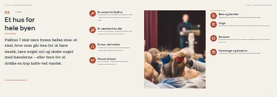 Side 6–7 af Projektbeskrivelse for fondsansøgning til kulturhus – 24 sider