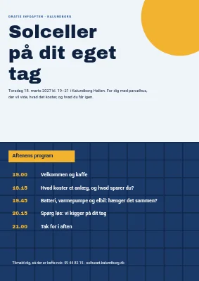 Solceller til parcelhuse i Kalundborg