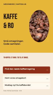 Sæsonbord — Kaffeklub