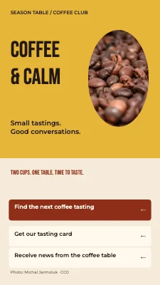Season Table — Coffee club
