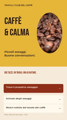Tavolo di stagione — Coffee club