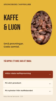 Säsongsbord — Kaffeklubben