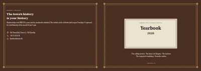 Cover of Yearbook for a local history society – 32 pages