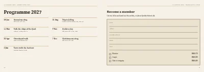 Pages 30–31 of Yearbook for a local history society – 32 pages
