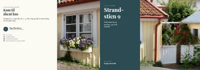 Omslag af Salgsopstilling for villa hos ejendomsmægler – 16 sider