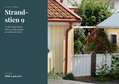 Estate agent sales booklet for a house – 16 pages