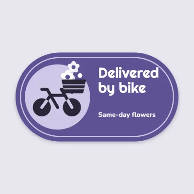 Flowers by bike